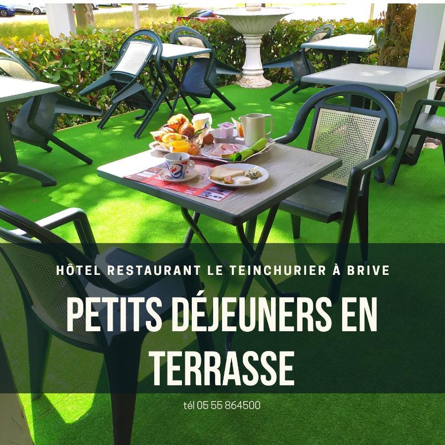 Logis Hotel Noemys Brive - Restaurant Le Teinchurier Bagian luar foto